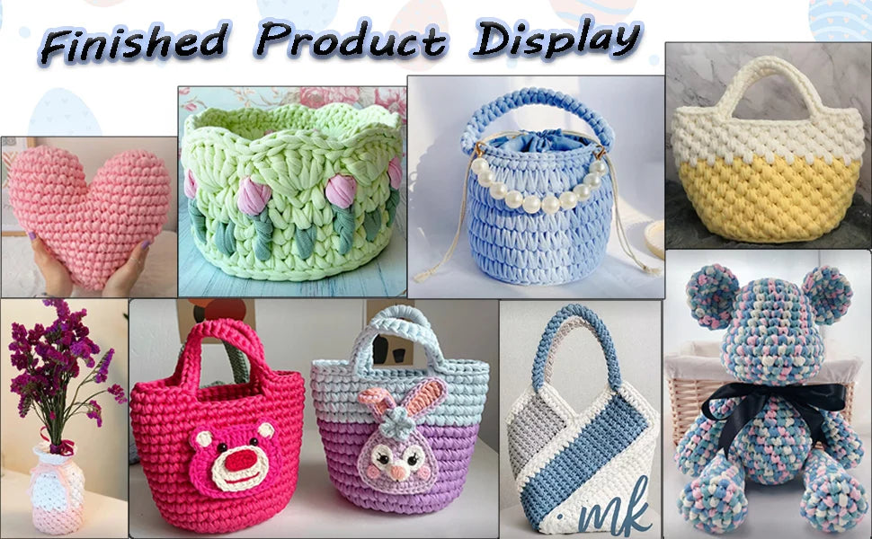 Thick Knitting Yarn for DIY Projects and Crafts - Smarsty