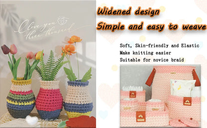Thick Knitting Yarn for DIY Projects and Crafts - Smarsty