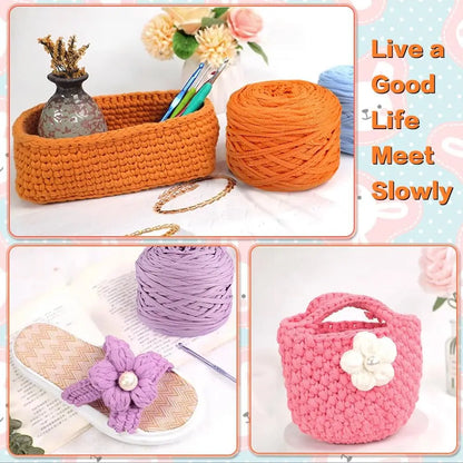 Thick Knitting Yarn for DIY Projects and Crafts - Smarsty