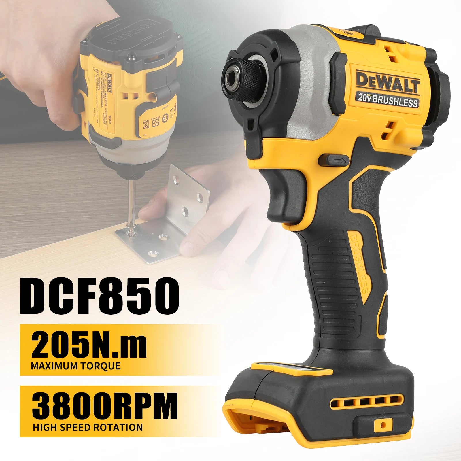DeWalt 20V Max Brushless Combo Kit with Tool Bag - Smarsty