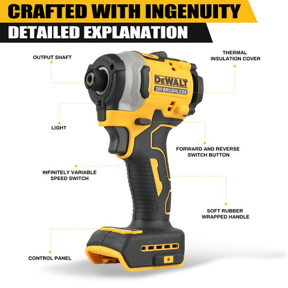 DeWalt 20V Max Brushless Combo Kit with Tool Bag - Smarsty