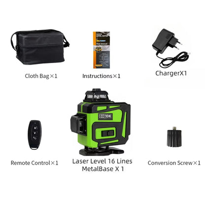 Professional Green Laser Level with 16 Lines Self-Leveling - Smarsty
