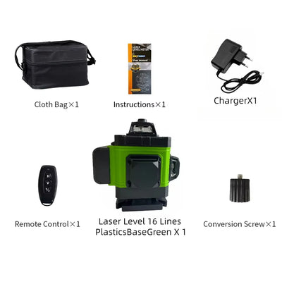 Professional Green Laser Level with 16 Lines Self-Leveling - Smarsty