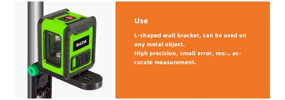 HILDA 2-Line Green Laser Level for Precision Alignment - Smarsty