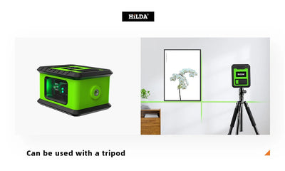 HILDA 2-Line Green Laser Level for Precision Alignment - Smarsty