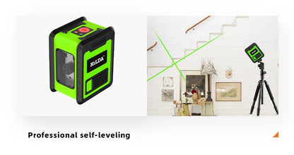 HILDA 2-Line Green Laser Level for Precision Alignment - Smarsty