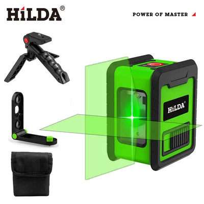 HILDA 2-Line Green Laser Level for Precision Alignment - Smarsty