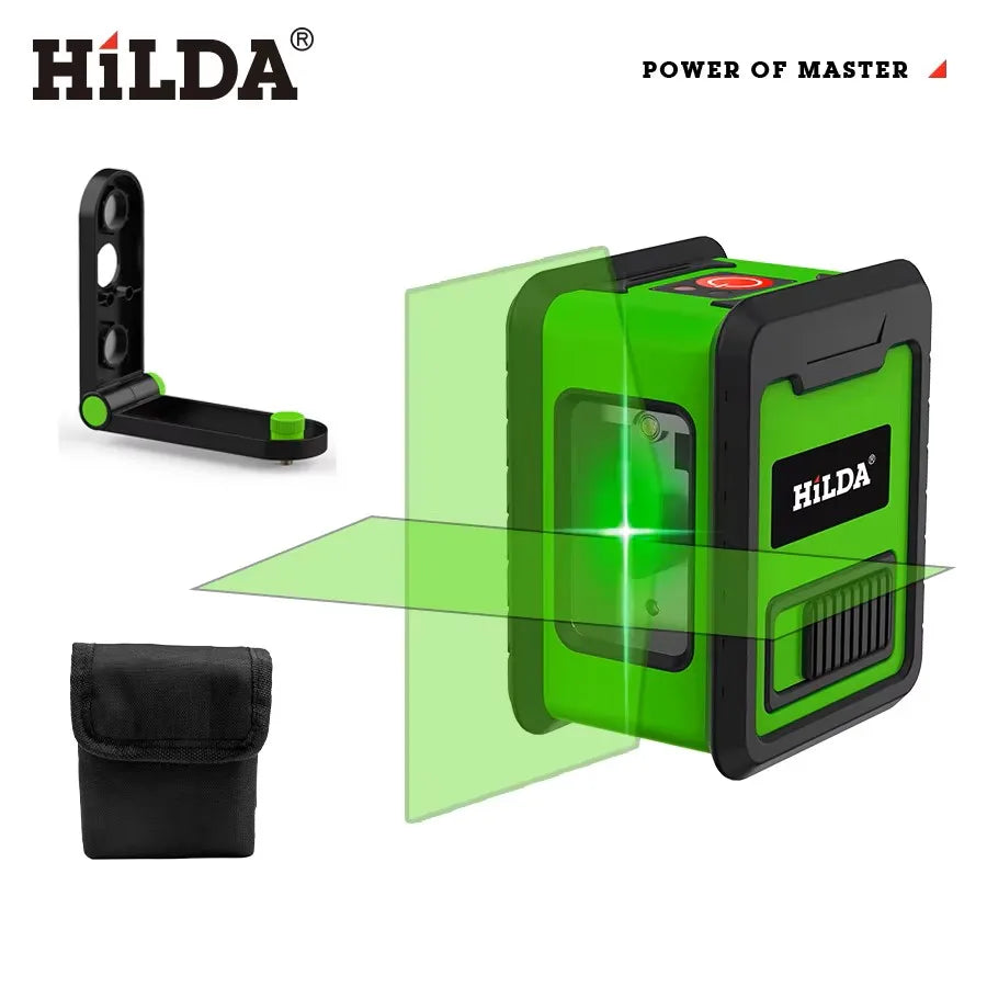 HILDA 2-Line Green Laser Level for Precision Alignment - Smarsty