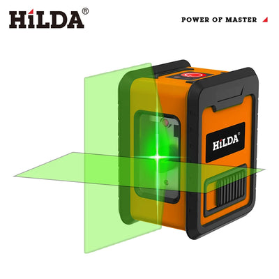 HILDA 2-Line Green Laser Level for Precision Alignment - Smarsty