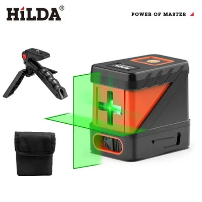 HILDA 2 Lines Laser Level with Self Levelling Green Beams - Smarsty