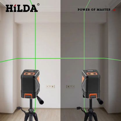 HILDA 2 Lines Laser Level with Green Beams - Smarsty