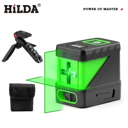 HILDA 2 Lines Laser Level with Green Beams - Smarsty