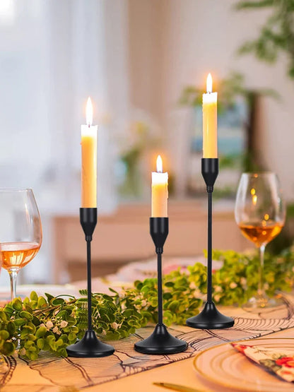 European Style Metal Candle Holders Set for Home Decor - Smarsty