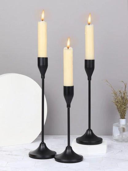 European Style Metal Candle Holders Set for Home Decor - Smarsty
