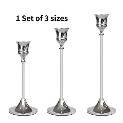 European Style Metal Candle Holders Set for Home Decor - Smarsty