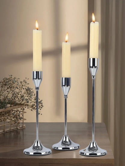 European Style Metal Candle Holders Set for Home Decor - Smarsty