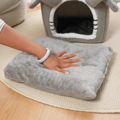 Detachable Gray Cat House for All Seasons - Smarsty