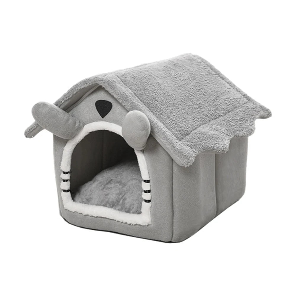 Detachable Gray Cat House for All Seasons - Smarsty