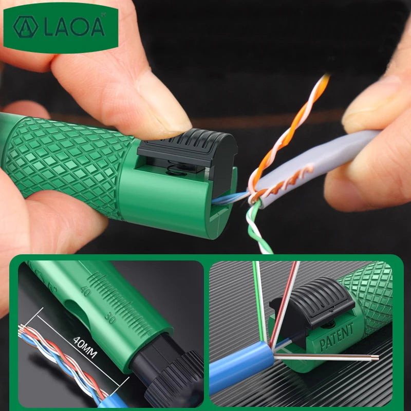 LAOA Network Cable Untwist Tool for Easy Pair Separation - Smarsty