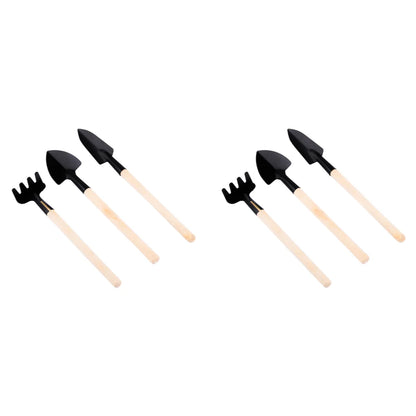 Mini Garden Tools Set for Kids with Wooden Handles - Smarsty