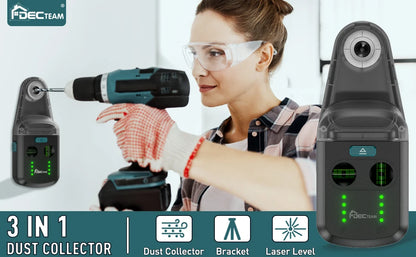Green Laser Level Dust Collector with Vacuum Function - Smarsty