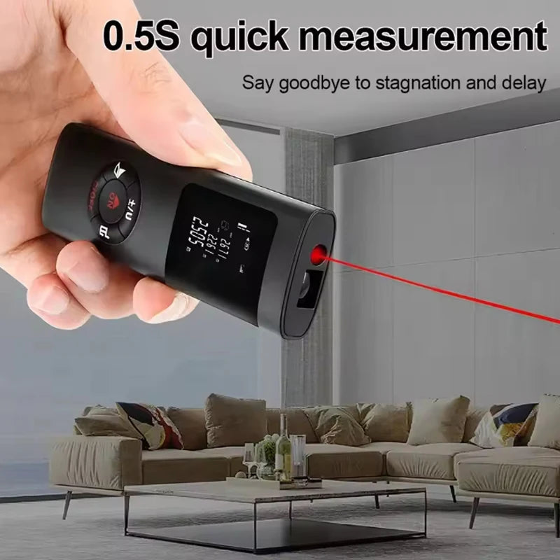 Portable Laser Rangefinder 40M/60M Rechargeable Measurement Tool - Smarsty