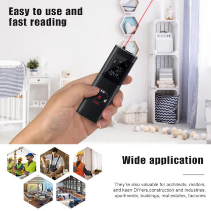 Portable Laser Rangefinder 40M/60M Rechargeable Measurement Tool - Smarsty
