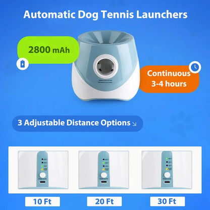 Automatic Dog Tennis Ball Launcher for Interactive Fun - Smarsty