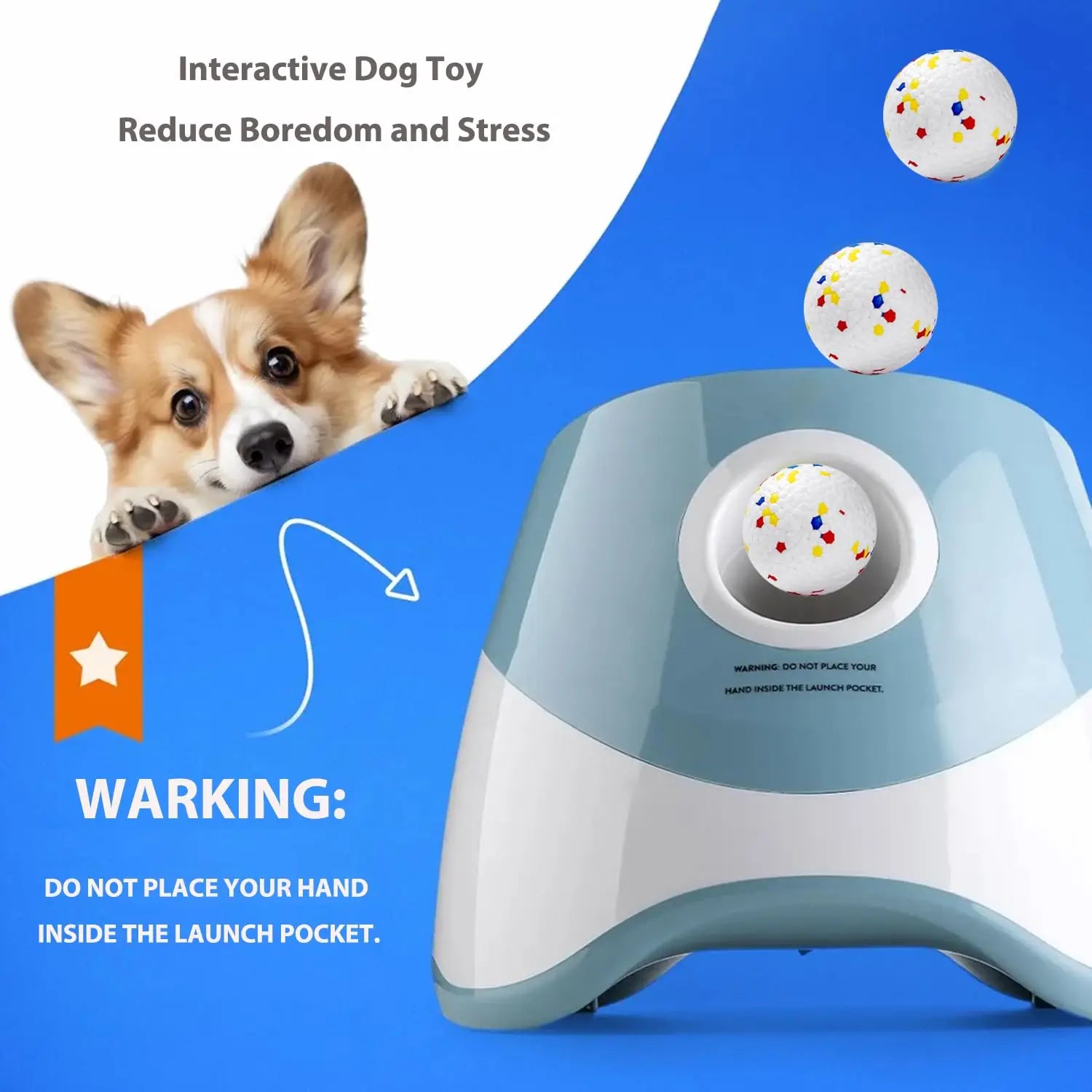 Automatic Dog Tennis Ball Launcher for Interactive Fun - Smarsty