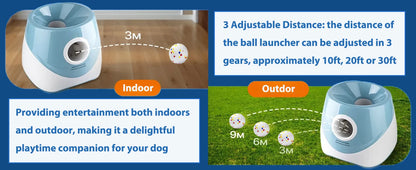 Automatic Dog Tennis Ball Launcher for Interactive Fun - Smarsty