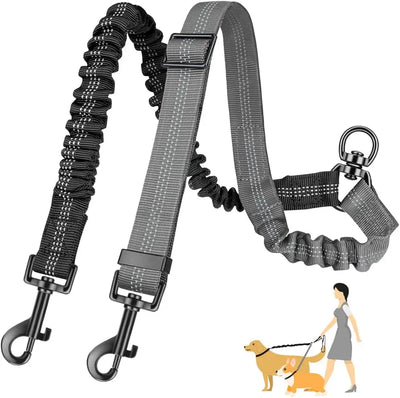 Dual Dog Leash Attachment for Training Small to Large Dogs - Smarsty