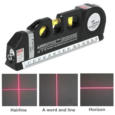 Laser Level 8FT Accurate Horizontal Vertical Measure - Smarsty