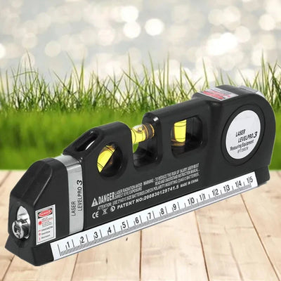 Laser Level 8FT Accurate Horizontal Vertical Measure - Smarsty