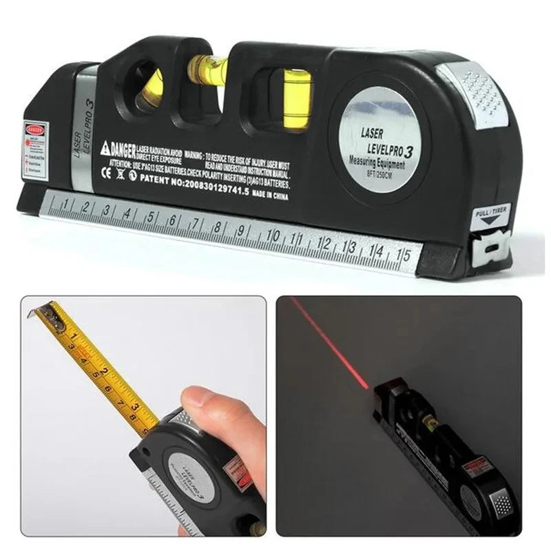 Laser Level 8FT Accurate Horizontal Vertical Measure - Smarsty