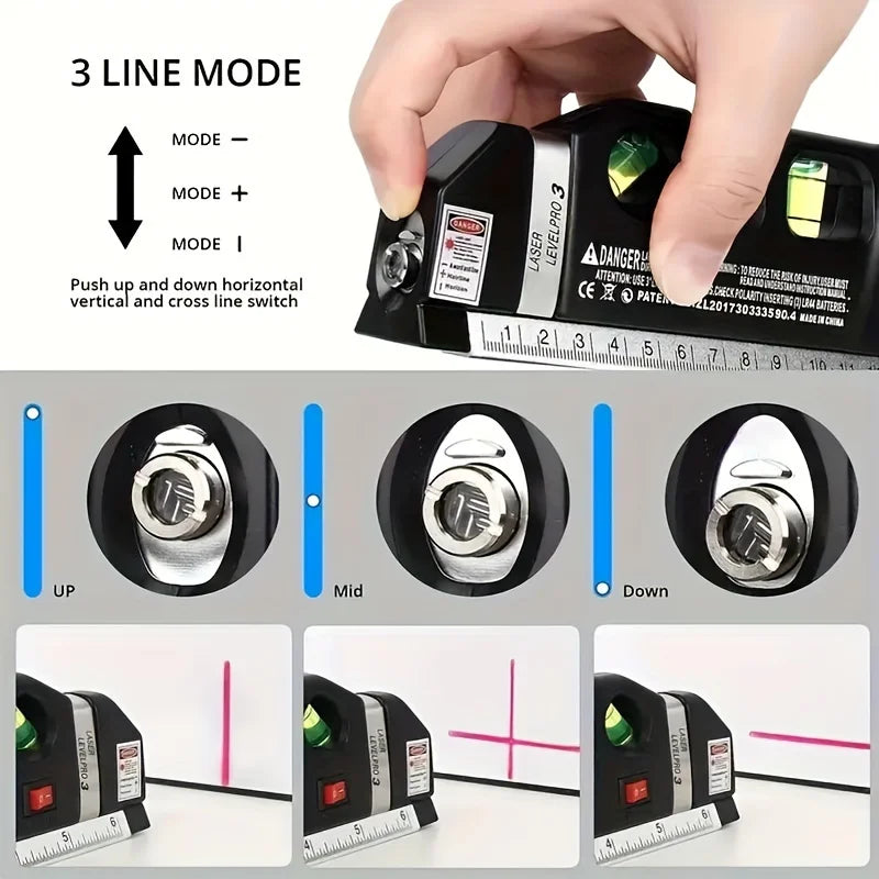 Multipurpose Laser Level Tool with Cross Line Function - Smarsty