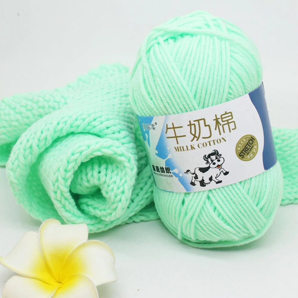 Milk Cotton Yarn Set for Soft Warm Baby Sweaters - Smarsty