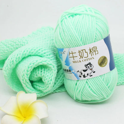 Milk Cotton Yarn Set for Soft Warm Baby Sweaters - Smarsty