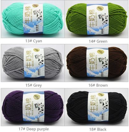Milk Cotton Yarn Set for Soft Warm Baby Sweaters - Smarsty