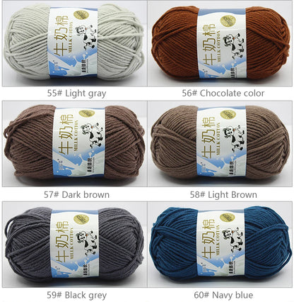 Milk Cotton Yarn Set for Soft Warm Baby Sweaters - Smarsty