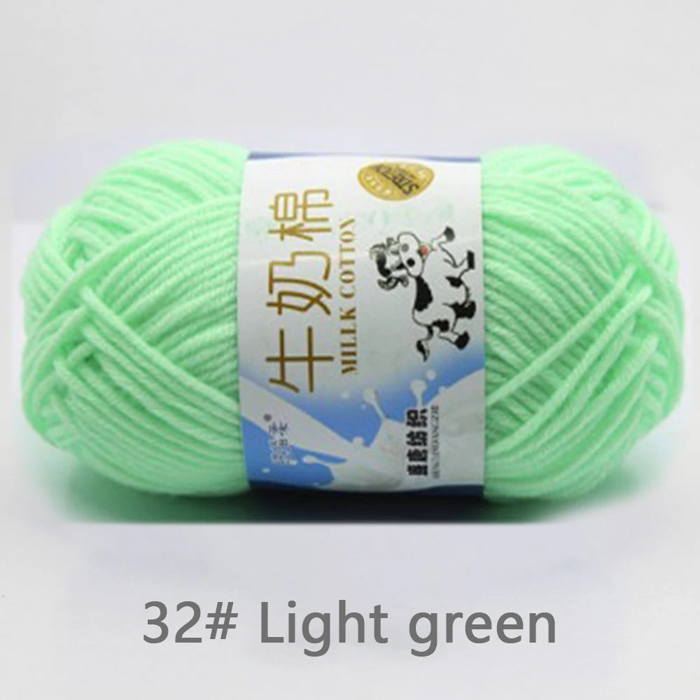 Milk Cotton Yarn Set for Soft Warm Baby Sweaters - Smarsty