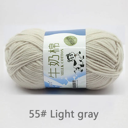 Milk Cotton Yarn Set for Soft Warm Baby Sweaters - Smarsty