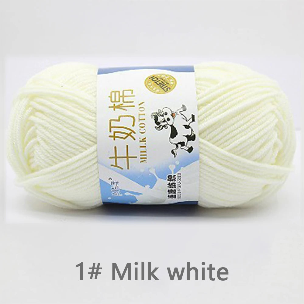 Milk Cotton Yarn Set for Soft Warm Baby Sweaters - Smarsty