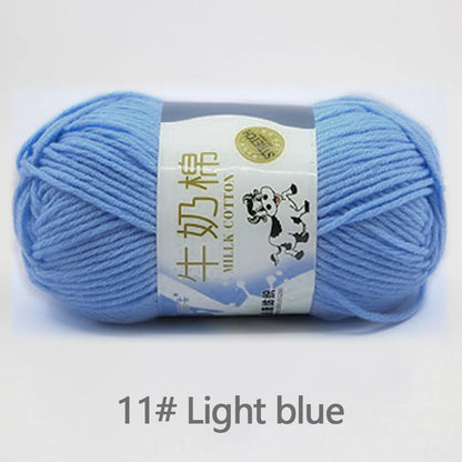 Milk Cotton Yarn Set for Soft Warm Baby Sweaters - Smarsty
