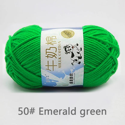Milk Cotton Yarn Set for Soft Warm Baby Sweaters - Smarsty