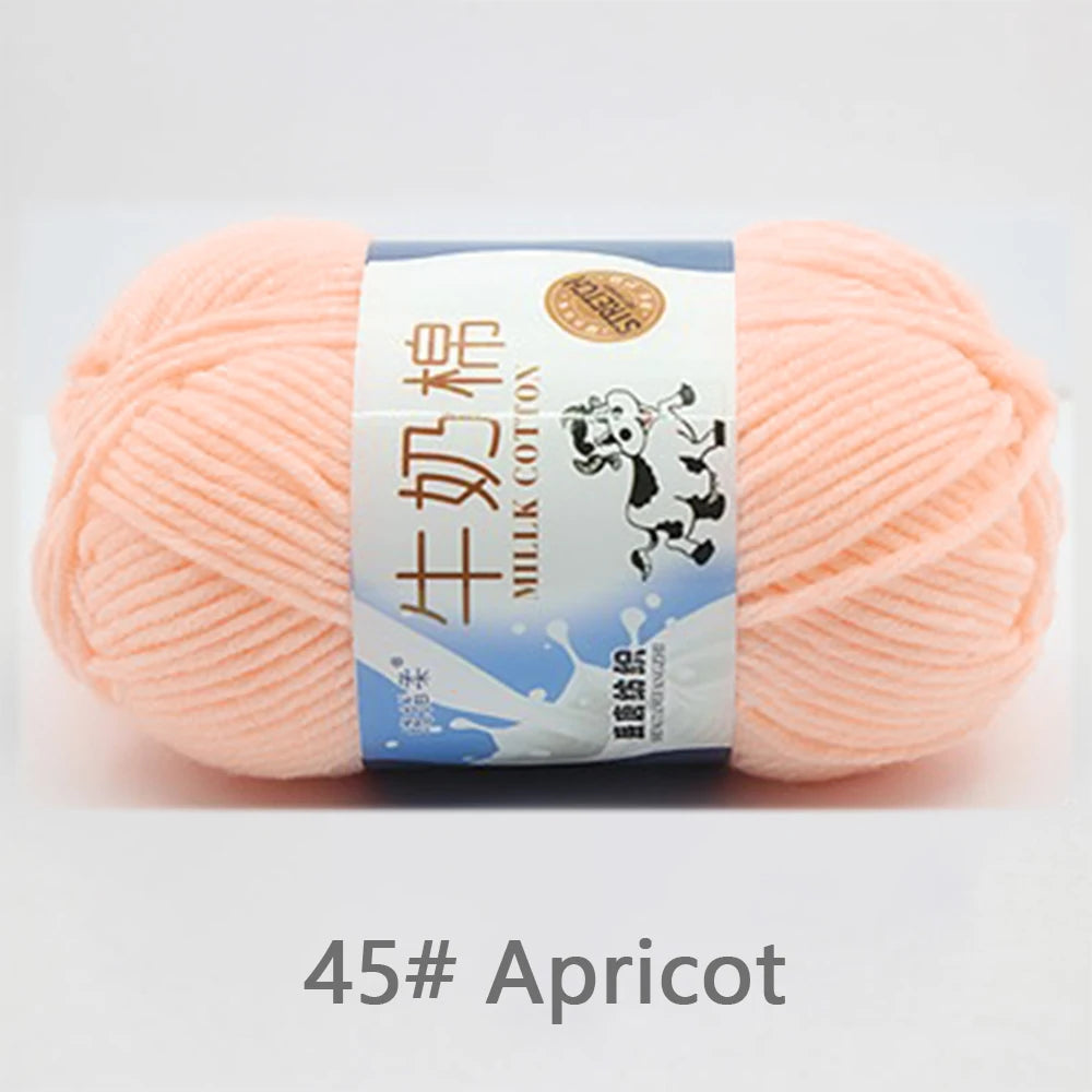 Milk Cotton Yarn Set for Soft Warm Baby Sweaters - Smarsty