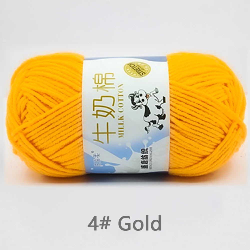 Milk Cotton Yarn Set for Soft Warm Baby Sweaters - Smarsty
