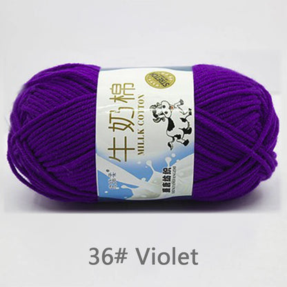 Milk Cotton Yarn Set for Soft Warm Baby Sweaters - Smarsty