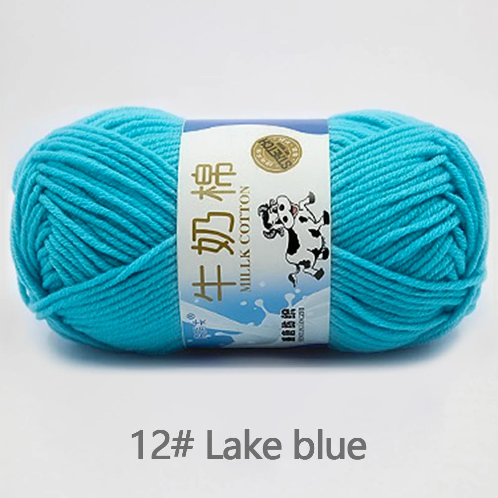 Milk Cotton Yarn Set for Soft Warm Baby Sweaters - Smarsty