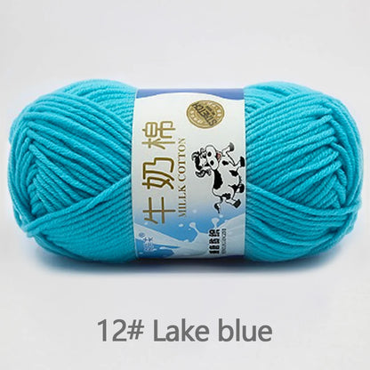 Milk Cotton Yarn Set for Soft Warm Baby Sweaters - Smarsty