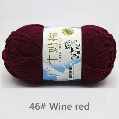 Milk Cotton Yarn Set for Soft Warm Baby Sweaters - Smarsty